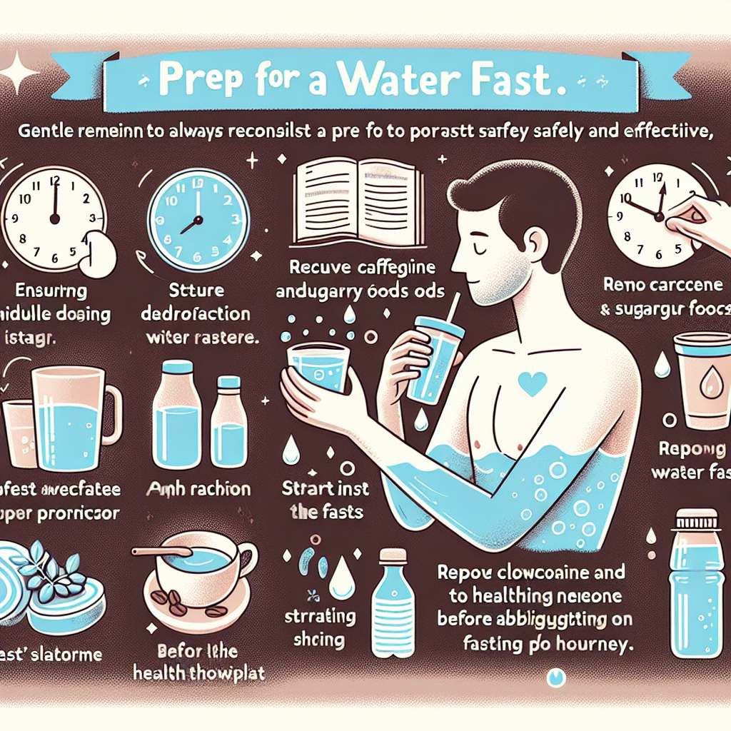 How to Prep for a Water Fast Safely and Effectively