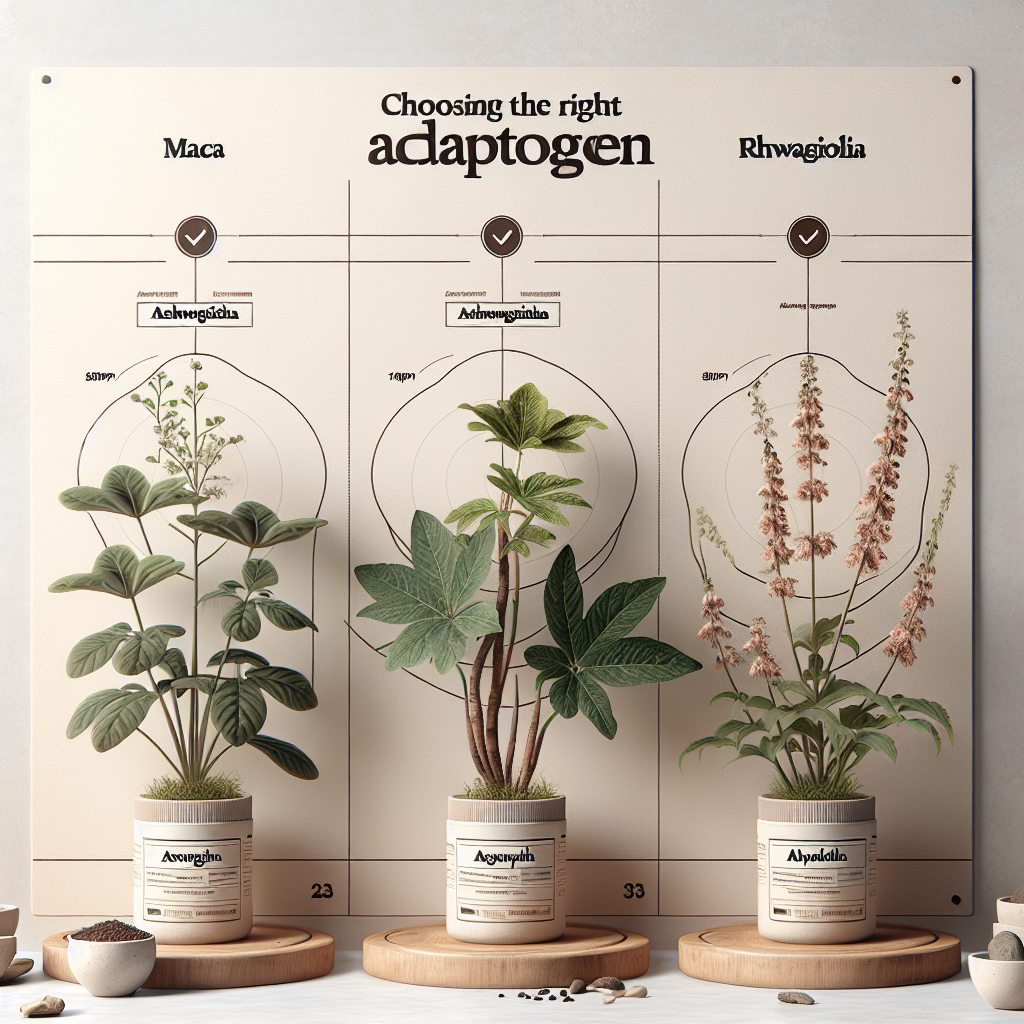 Maca, Ashwagandha, and Rhodiola: Choosing the Right Adaptogen