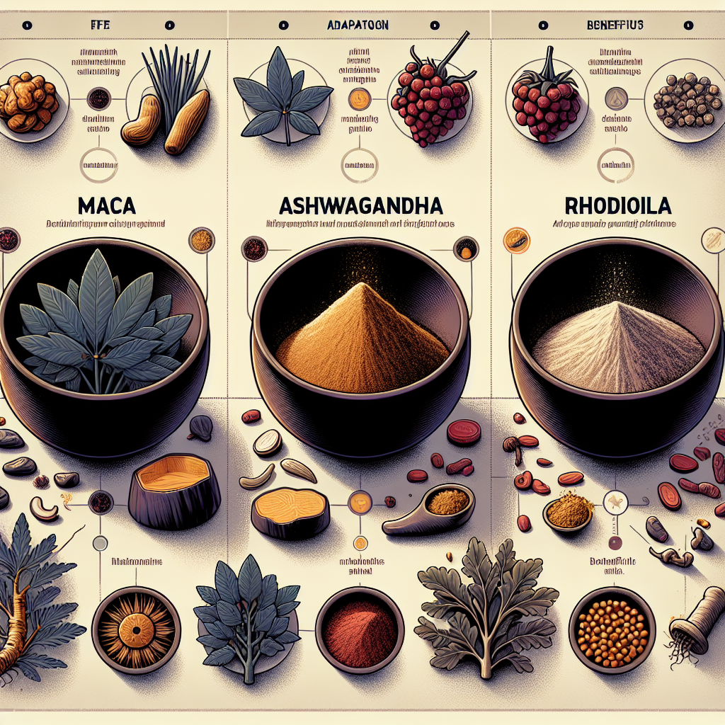 Maca, Ashwagandha, and Rhodiola: Choosing the Right Adaptogen