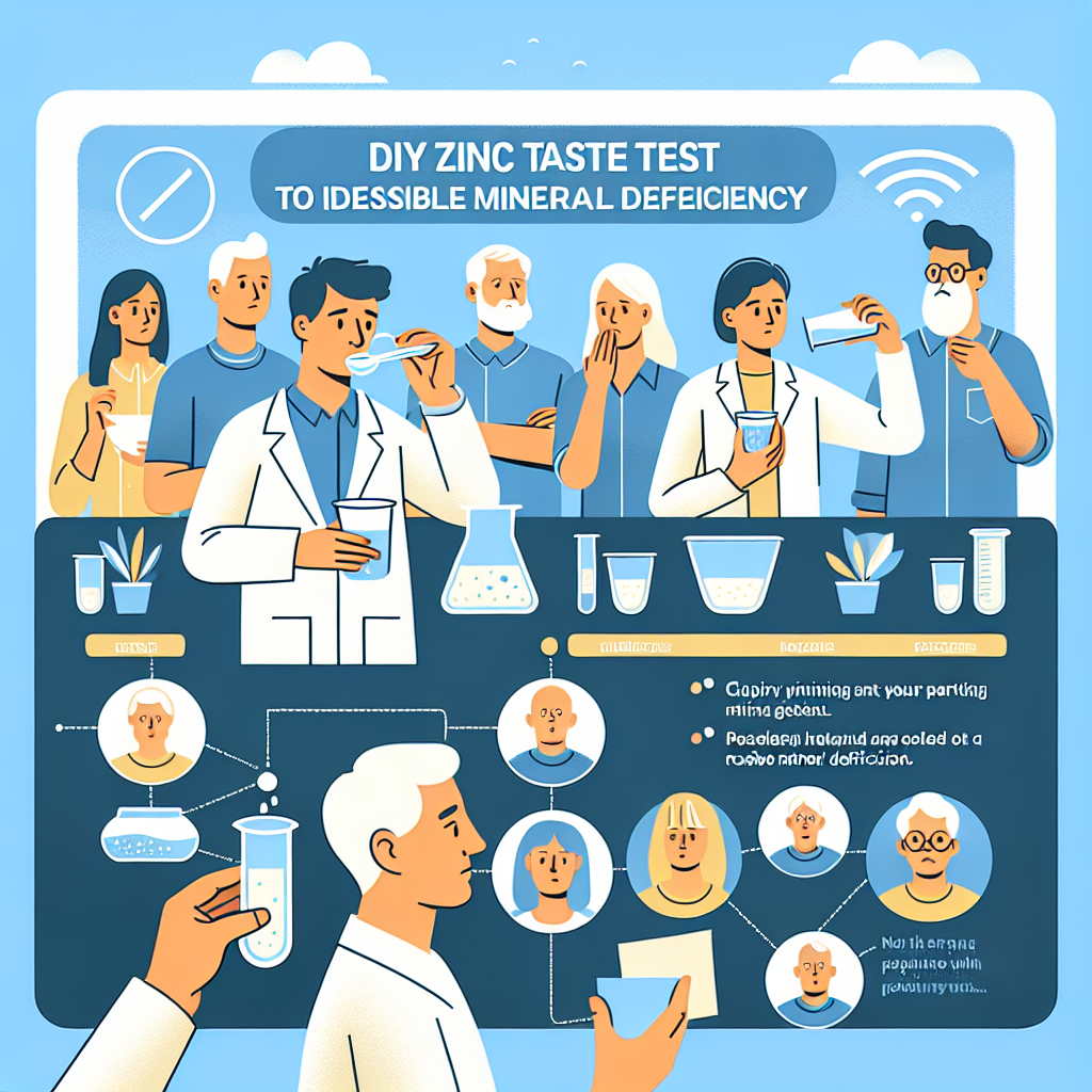 Zinc Taste Test: A DIY Way to Gauge Mineral Deficiency